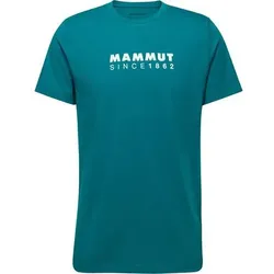 MAMMUT Herren Shirt Mammut Core T-Shirt Logo, Größe M in Blau Blau