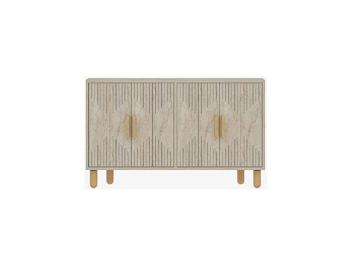 Scandinavia Concept Konsole Roger in Beige - (B)120 x (H)73,6 x (T)29,6 cm