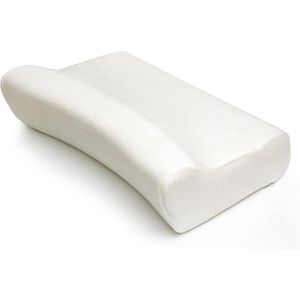 Sissel Kopfkissen Nackenkissen Classic M, orthopädisches Kissen mit Memory-Schaum 33x47x11cm