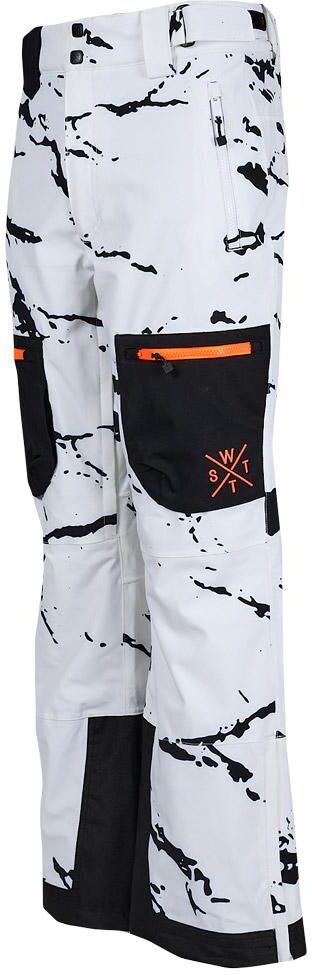 Watts  - Jib Minimal Camo White - XS - Pantalon Ski