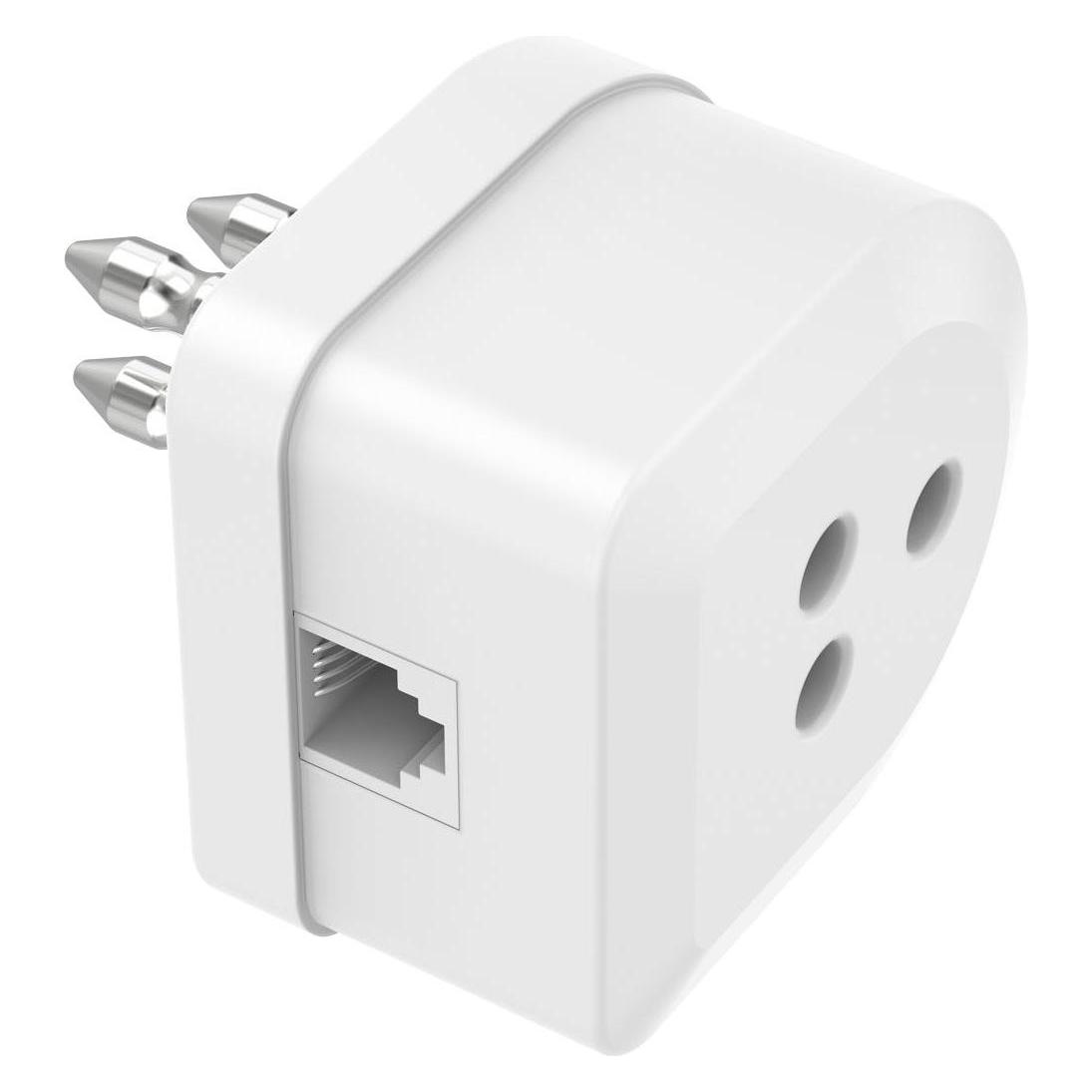 Hama Telefonadapter dreipoliger Stecker / dreipolige Buchse und 6p4c Klinkenbuchse (7201159)