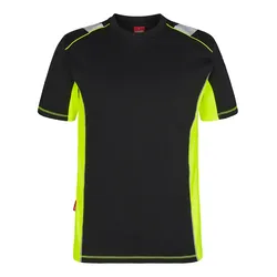 T-Shirt "9870-258" Cargo - M - schwarz/gelb
