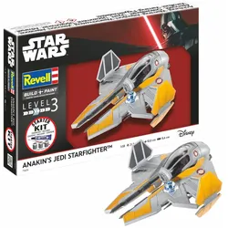 Revell 73606 Star Wars Starter Kit Anakin's Starfighter 1:58, 21 Teile