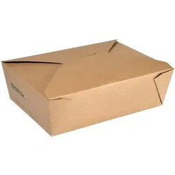 200x DUNI Bio Box Large 1950 ml Braun ungeteilt