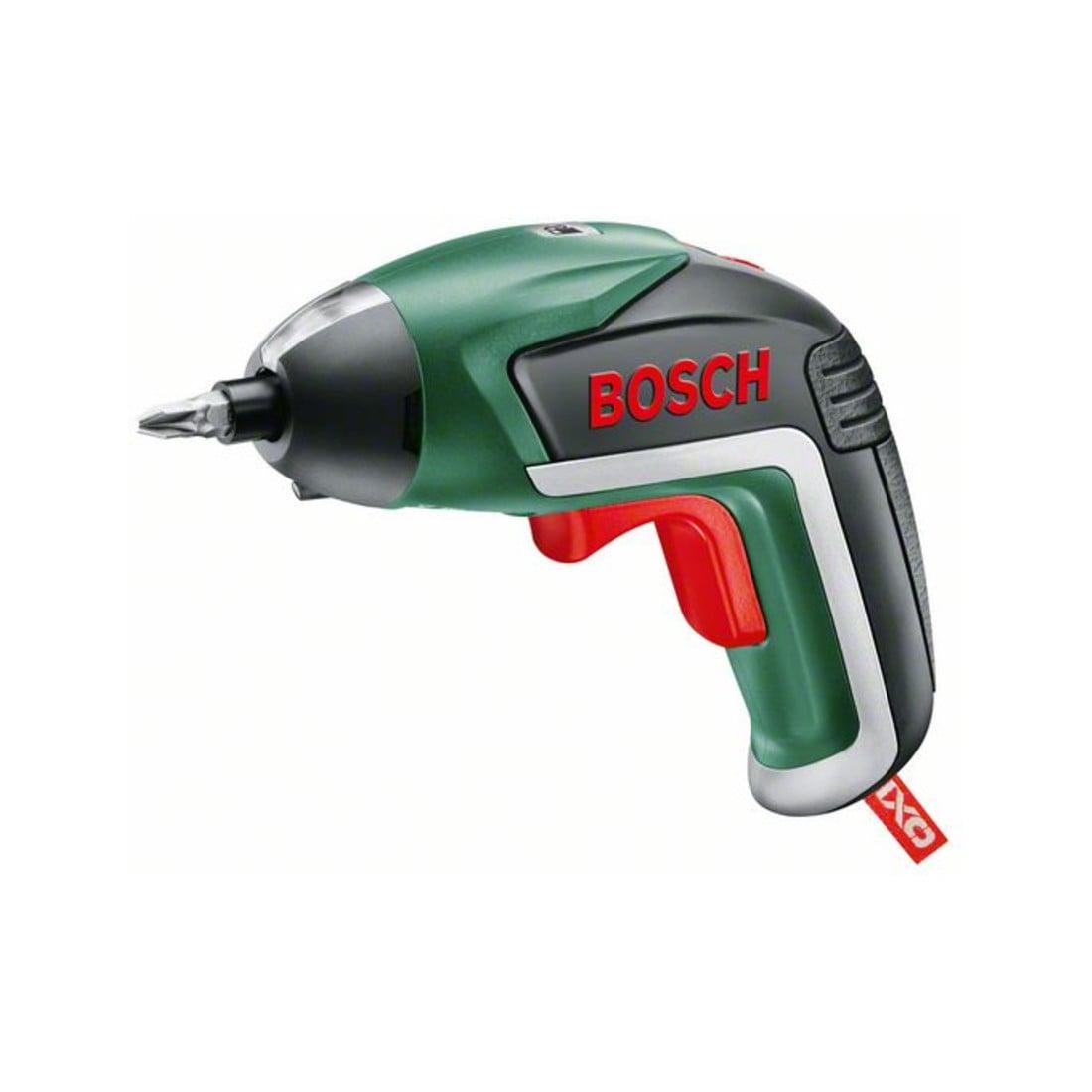Bosch IXO 06039A8000 Akku-Schrauber Lithium-Ionen aus Kunststoff und Metall mit Akku-Schrauber, Akku, Ladegerät und Bit für Schrauben, 06039A8000)