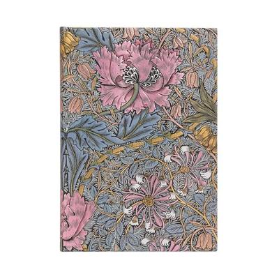 Hardcover Notizbuch Morris Heckenkirsche in Pink, Midi, Liniert, Gebundene Ausgabe von Paperblanks, Paperblanks, 978-1-4397-9387-9