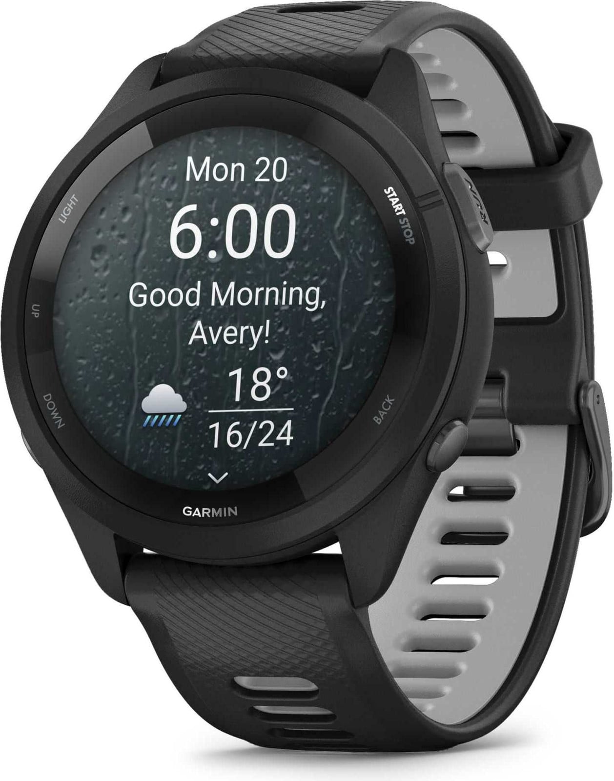 Garmin Forerunner 265 GPS Sporthorloge Zwart Grijs