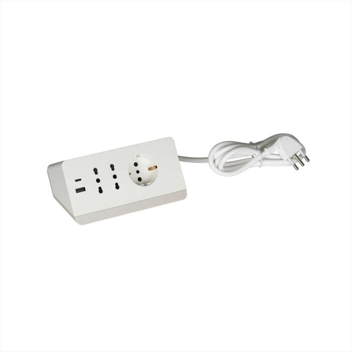 BTicino Multipresa Da Scrivania Con Usb/usb-c-bianco