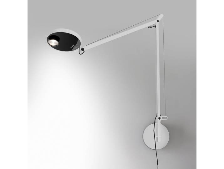 Demetra LED-Wandleuchte, 2.700 K, weiß, dimmbar - Artemide - Schlafzimmer - Modern - Metall - Rund