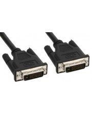 InLine DVI-Kabel Dual Link DVI-D M bis M 2 m Schwarz (17772A)