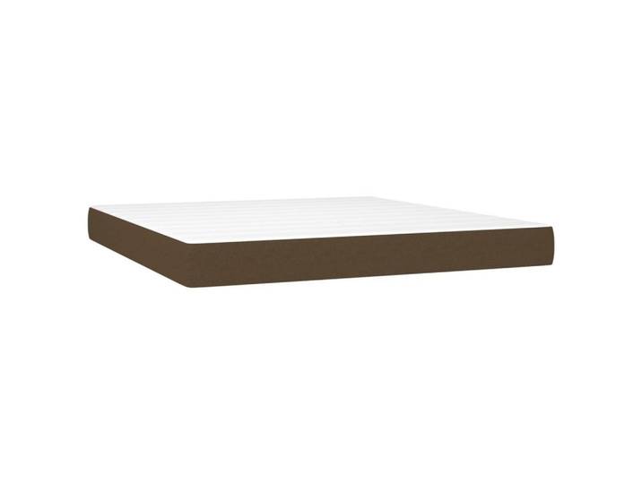 Boxspringmatratze Taschenfederkernmatratze Mittel Dunkelbraun 160x200x20 cm Stoff, vidaXL, 20 cm hoch