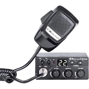 Midland Funkgerät M Zero Plus, lizenzfrei, CB-Funk, KFZ-Funkgerät, AM/FM