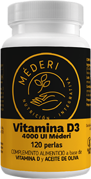 Méderi Nutrición Integrativa Vitamin D3 4000 IU 120 Pearls