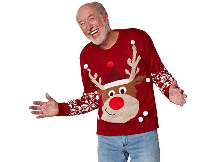 Dressforfun Kersttrui Rudi Rendier - S