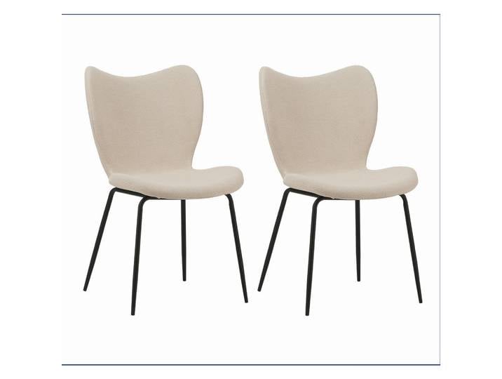 Mid.you Stuhl-Set, Beige, 50x88.5x42 cm, Esszimmer, Stühle, Esszimmerstühle, Esszimmerstühle-Set