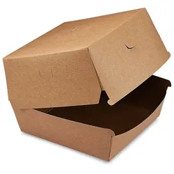 Burgerbox (PAP FSC Mix) fettdicht kraft 135 x 135 x 100 mm