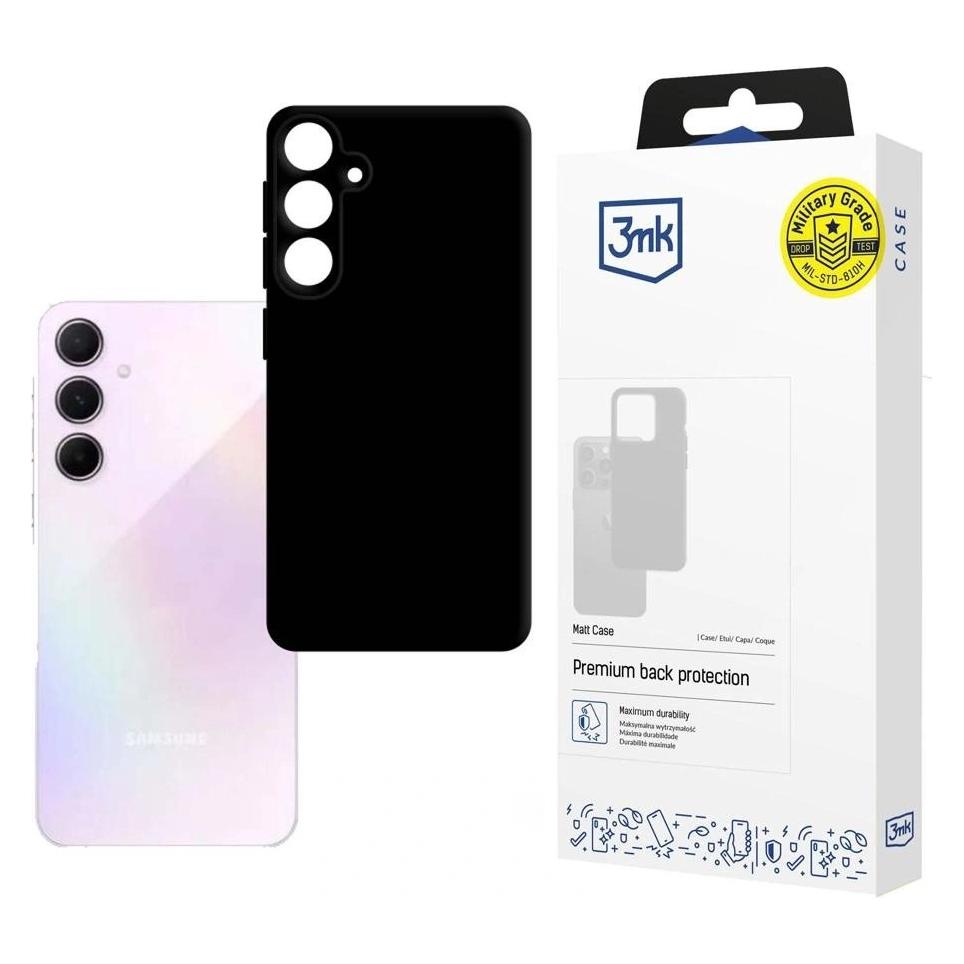 3MK Matt Case Sam A35 5G czarny/black (Samsung Galaxy A35) (3M005693)