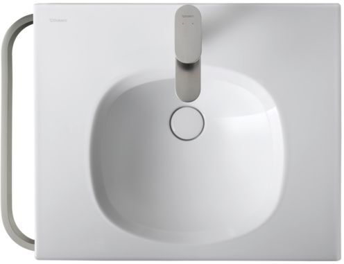 Duravit M Wave Waschtischarmatur WA1020001070 Ausladung 122mm, mit Zugstangen-Ablaufgarnitur, Edelstahl gebürstet