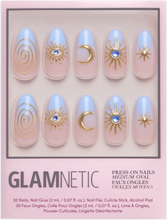 2236 Glamnetic Spirited Sky Press-On Nails