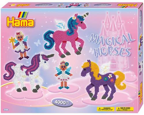 Vedes HAMA Bügelperlen Midi - Geschenkpackung Zauberhafte Pferde 3138