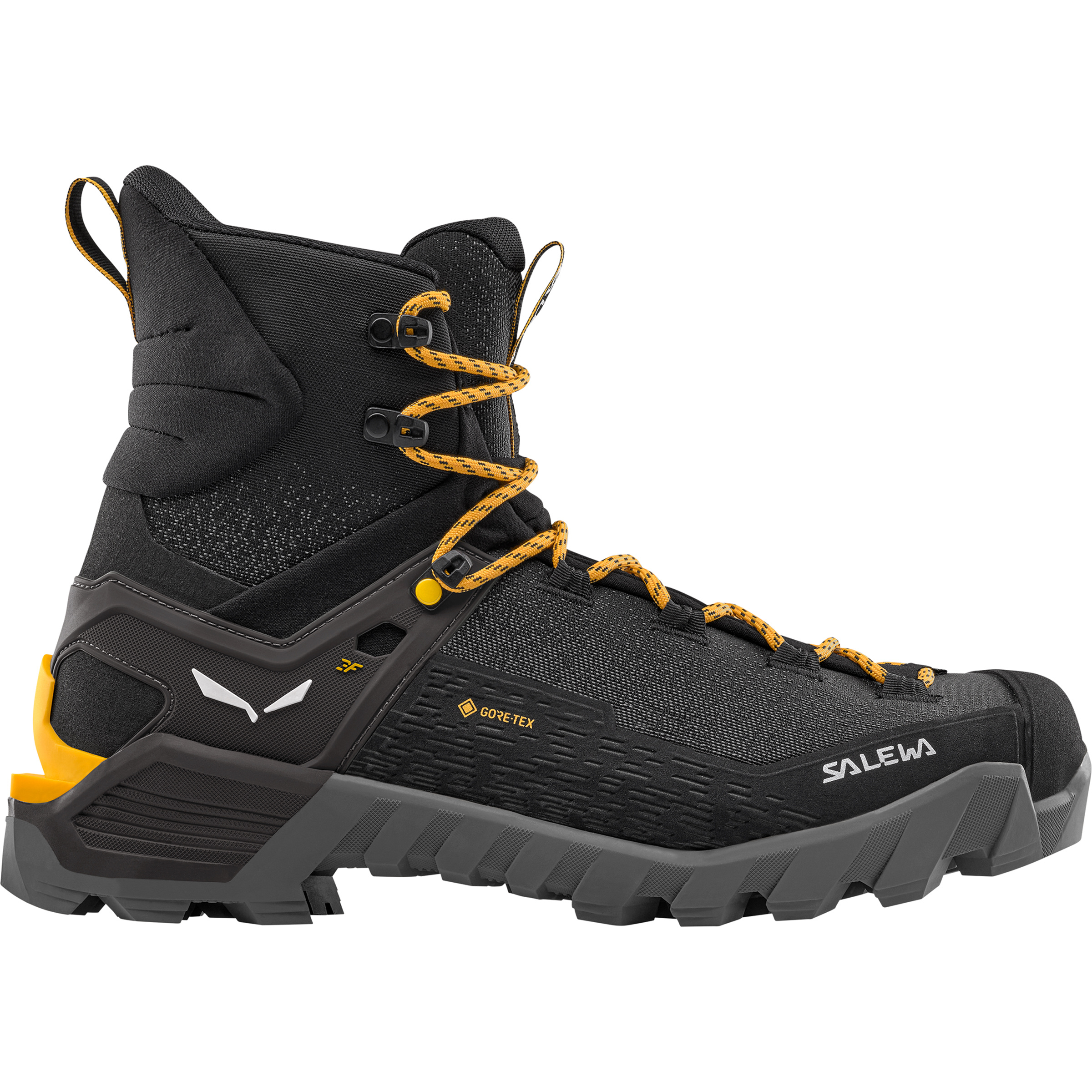 Salewa Ortles 2 Mid GTX Damen Bergstiefel & Expeditionsstiefel schwarz Größe 38 Camping Wasserdicht