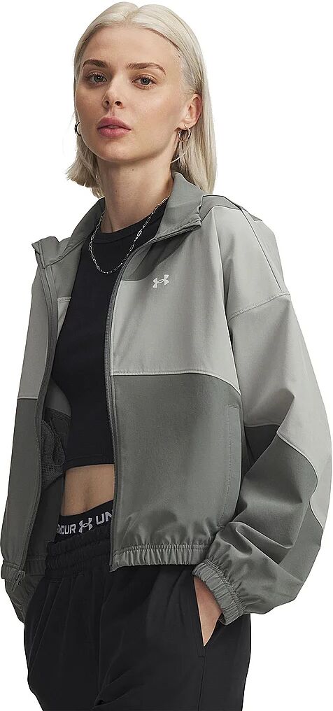 UNDER ARMOUR Damen Jacke Rival Woven hellgrün   M W