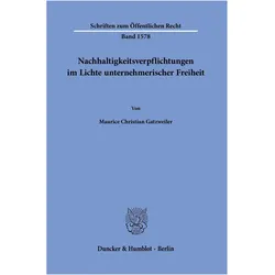 Gatzweiler:Nachhaltigkeitsverpflichtung, Fachbücher von Maurice Christian Gatzweiler