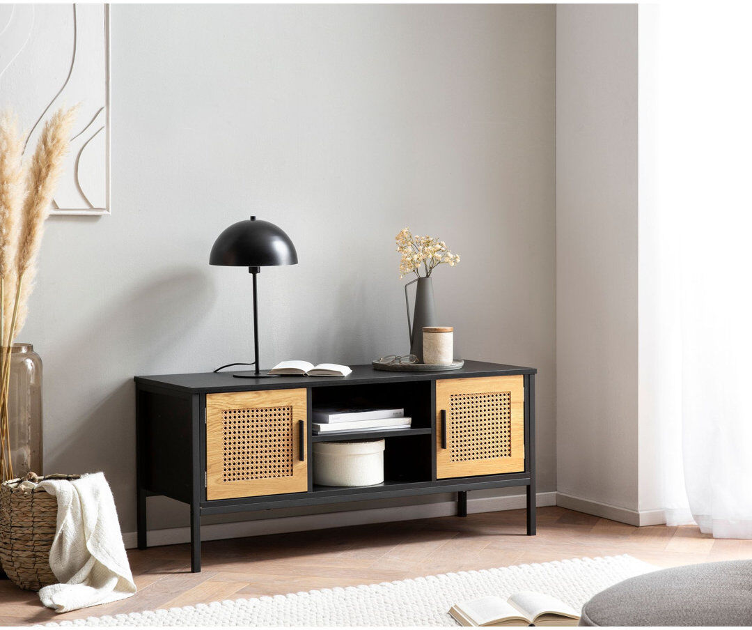 Bay Isle Home Alfonsas TV Stand for TVs up to 55" Black 55"