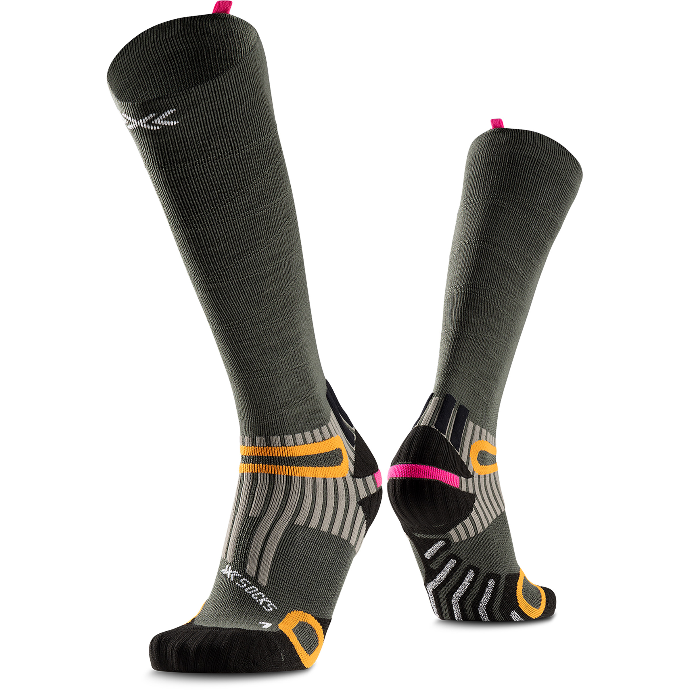 X-Bionic Hike Anatomix Merino OTC Wandersocken grau Größe 45 Camping Hautfreundlich Merinowolle