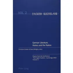 German Literature, History and the Nation, Fachbücher von David R. Midgley, Christian Emden