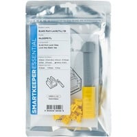 ESSENTIAL RJ45 Port Lock (NL03) + Lock Key Basic (U03), Einsteckschloss Farbcode Gelb, 10 Stück + 1 Schlüssel