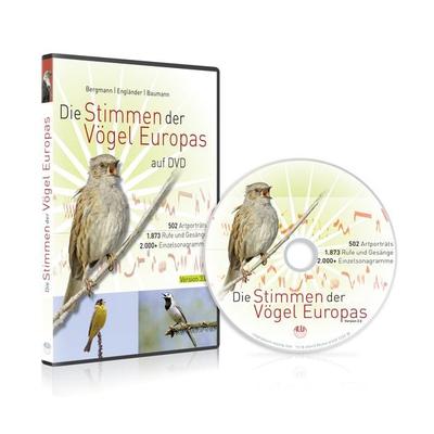 Die Stimmen der Vögel Europas auf DVD