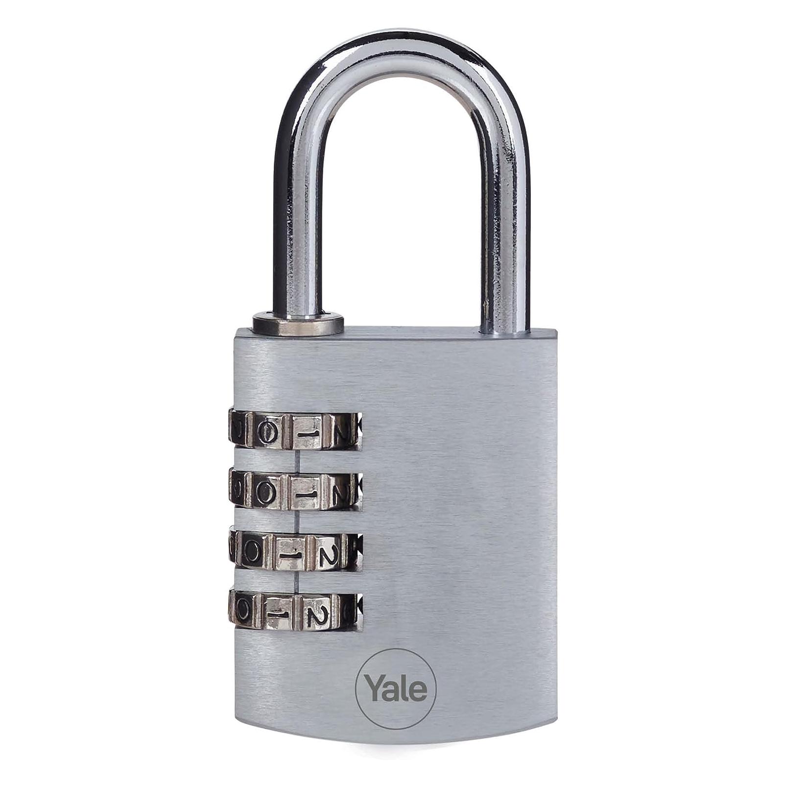 Yale Y151B/40/130/1 Vorhängeschloss 40 mm Silber Zahlenschloss (Y151B/40/130/1)
