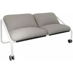 Sedus se:lab Sofa - Era Prompt beigegrau (CSE45) / Purweiß (158)
