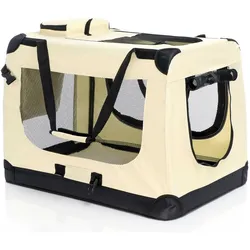 Fudajo Transportbox (Katze, Kleintier, Atmungsaktiv, Faltbar), Tiertransport