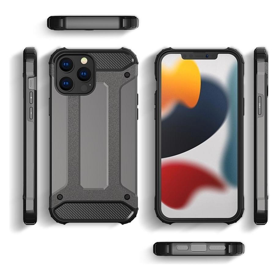Hurtel Hybrid Armor Hülle für iPhone 14 Pro gepanzerte Hybridhülle blau (Apple iPhone 14 Pro) (1404978613)