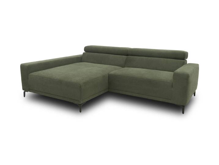 Domo Sofa »Malmö« - 248x172x72cm - dunkelgrün -