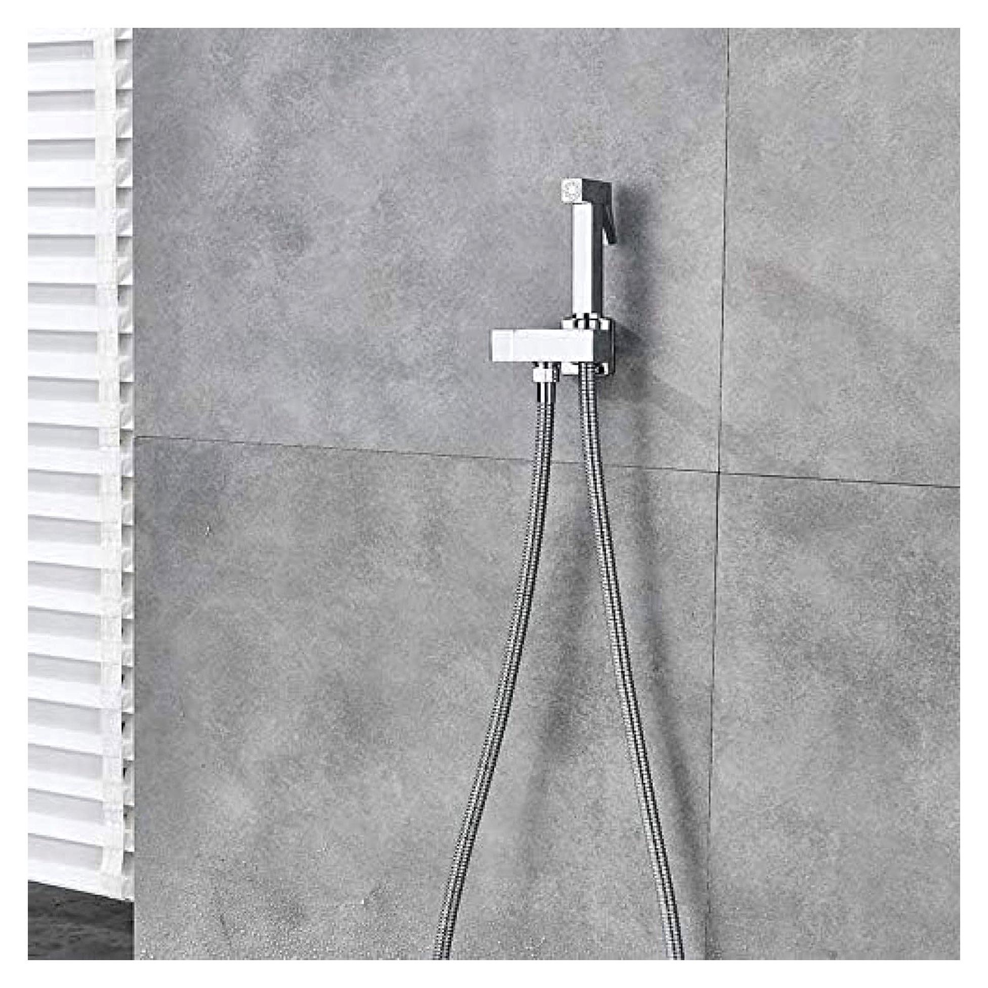 Küchenarmaturen, gebürstetes Nickel, Sprühkopf, Wandmontage, Badezimmer, Wasserhahn, Dusche, Wasserhahn, Toilette, muslimischer Messing-Waschtischarmatur-3