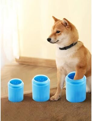 Multicon Wholesale Hub Dog Foot Washing Tool And New Pet Foot Washing Cup blue s