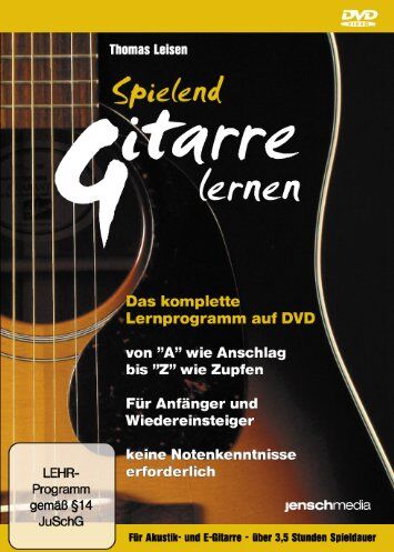 Jürgen Jensch - Spielend Gitarre Lernen - Gitarrenschule auf DVD - Die einfachste Art, Gitarre Spielen zu lernen - Preis vom 16.10.2026 11:41:07 h