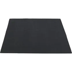 NATURN LIVING Antivibrationsmatte für Waschmaschine und Trockner - 60 x 60 x 0,3 cm - Gummimatte - Schwarz