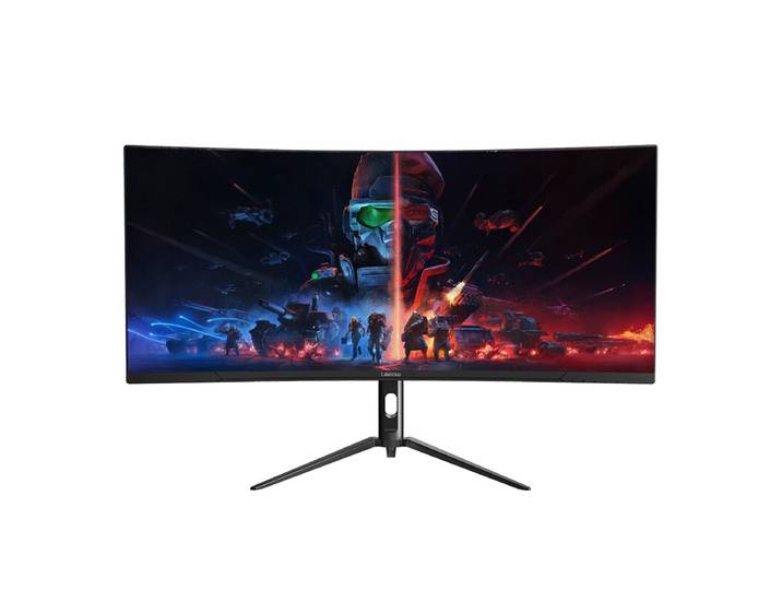 Lepow Moniteur de bureau incurvé ultra-large de 34 pouces – Taux de rafraîchissement de 165 Hz, Résolution 3440×1440, Reproduction précise des couleurs, Idéal pour un travail efficace et un divertissement immersif, HC-SJ34MZ5