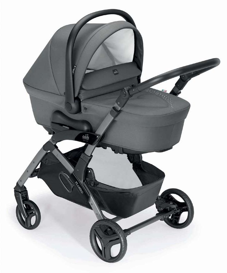 Kinderwagen Fluido Easy Kombi 2in1 | Mehr Farben verfügbar | inkl. Babyschale