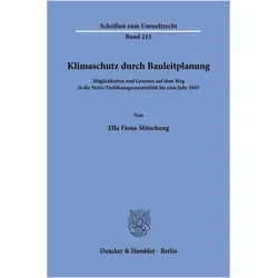 Klimaschutz durch Bauleitplanung, Fachbücher von Ella Fiona Mitschang