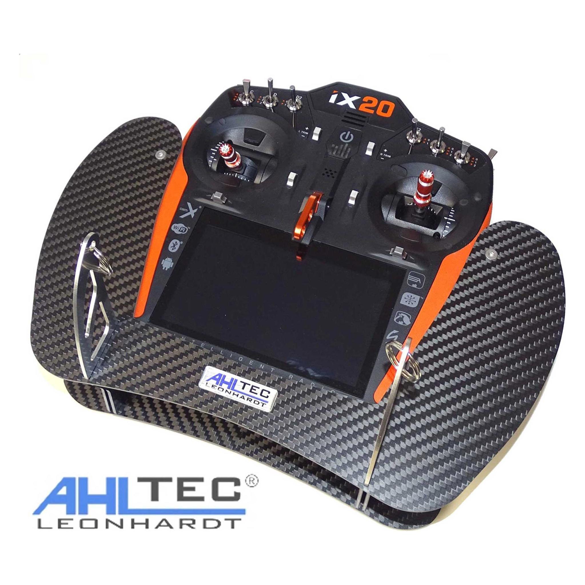 AHLtec senderpult spektrum ix20 carbon mit standard senderpultbügel, ohne handauflagen (SPiX20)