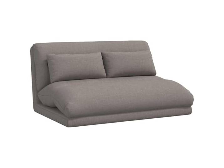 Makastle Verstellbarer Fußsessel Taupe Stoff