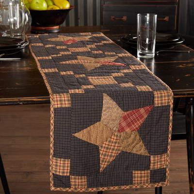 VHC Brands Arlington Patchwork Star Quilted Runner