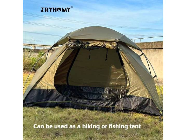 Tente de lit de Camping tente de lit ultralégère tente extérieure anti-moustique tente de lit de Camping abri randonnée sauvage une personne