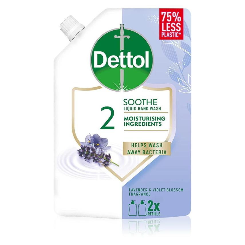 Dettol Sanfte Lavendel-Flüssigseife Nachfüllpackung (Flüssigseife, Handseife Nachfüllpackung, 500 ml) (61313345)