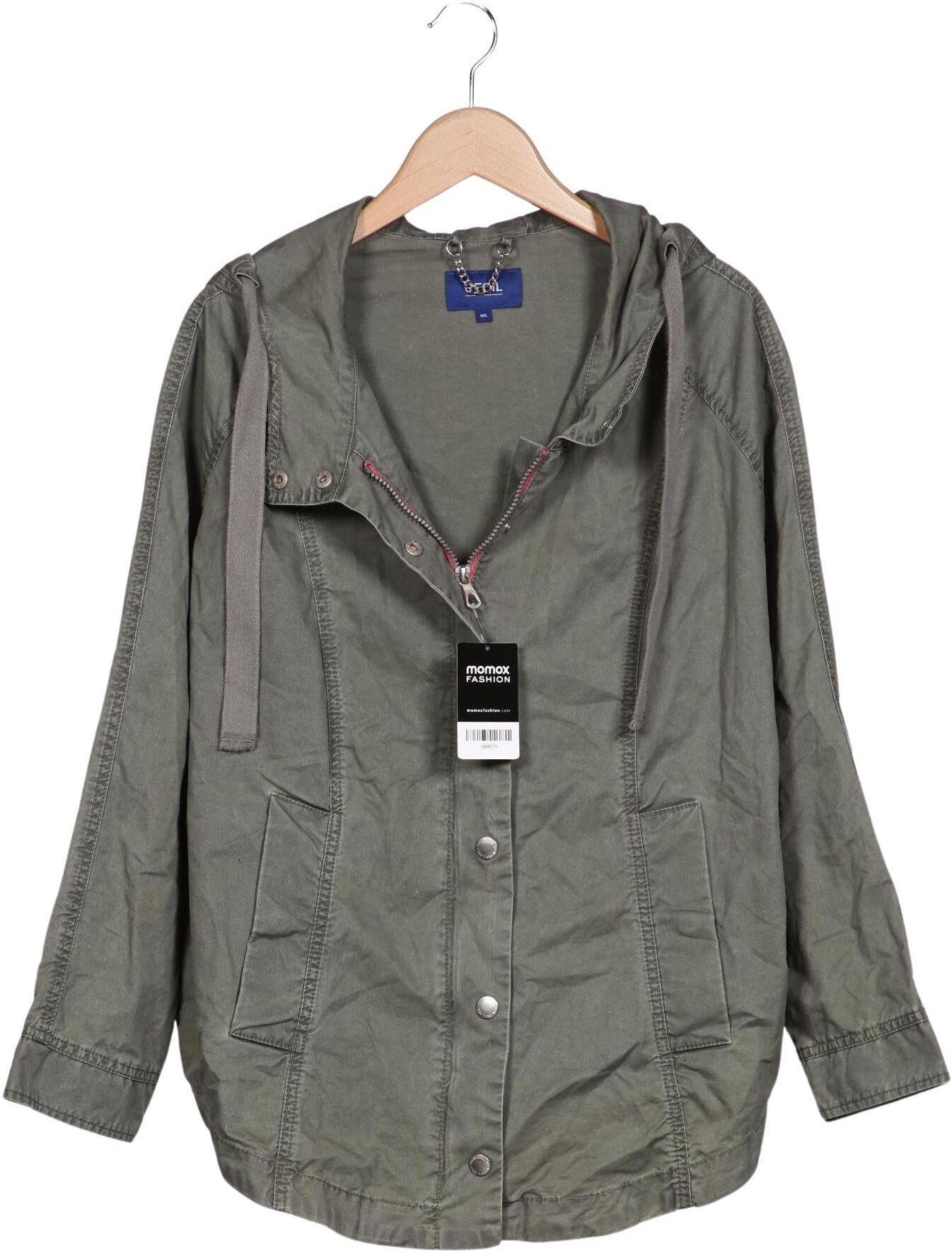 Cecil Damen Jacke, Grün, Gr. M, Baumwolle - Second Hand